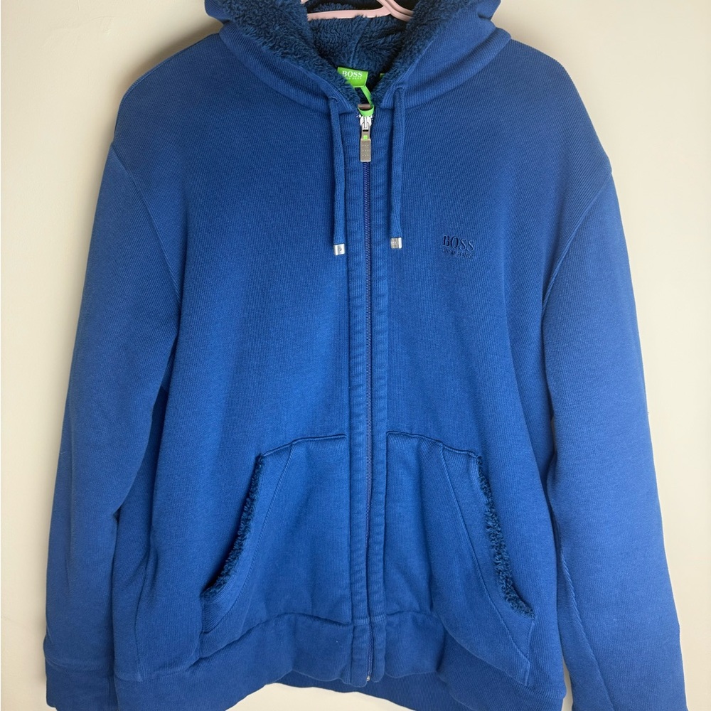 Boss Deep Blue Fleece Jacket